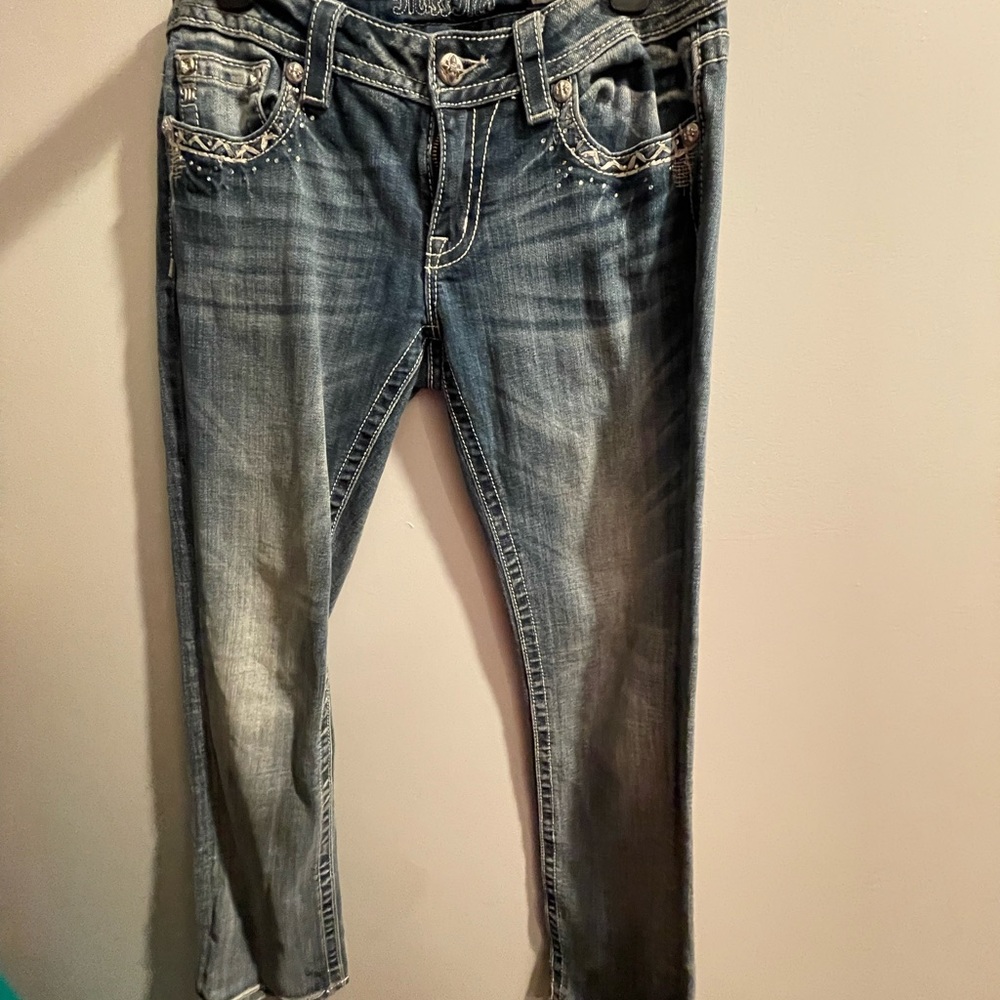 Miss Me Jeans. Straight Cut. Size 29